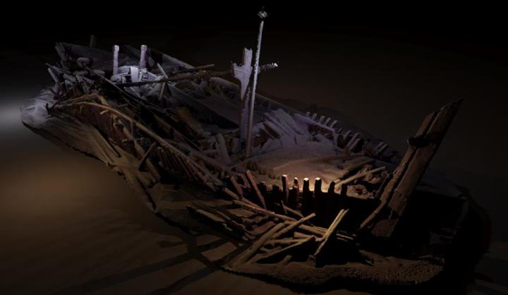 Modello fotogrammetrico di una nave ottomana (Rodrigo Pacheco Ruiz)